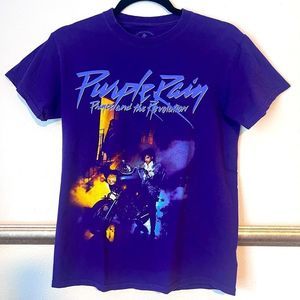 The Prince Estate Prince Purple Rain Short Sleeve Graphic Tee Size S